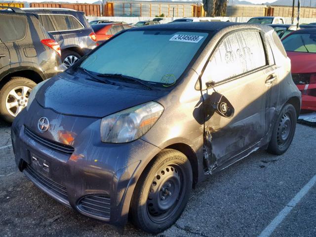 JTNJJXB02CJ014029 - 2012 TOYOTA SCION IQ GRAY photo 2