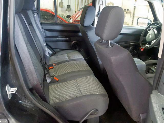 1J8HG48K98C132527 - 2008 JEEP COMMANDER BLACK photo 6