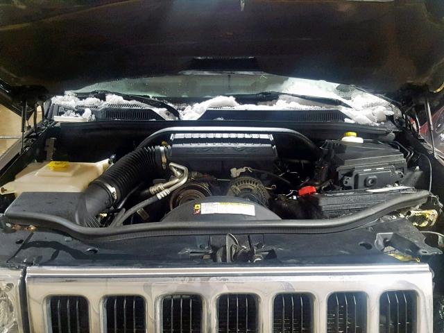 1J8HG48K98C132527 - 2008 JEEP COMMANDER BLACK photo 7