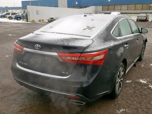 4T1BK1EB7JU284414 - 2018 TOYOTA AVALON XLE 黑色 照片 4