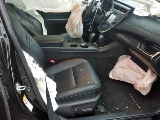 4T1BK1EB7JU284414 - 2018 TOYOTA AVALON XLE 黑色 照片 5