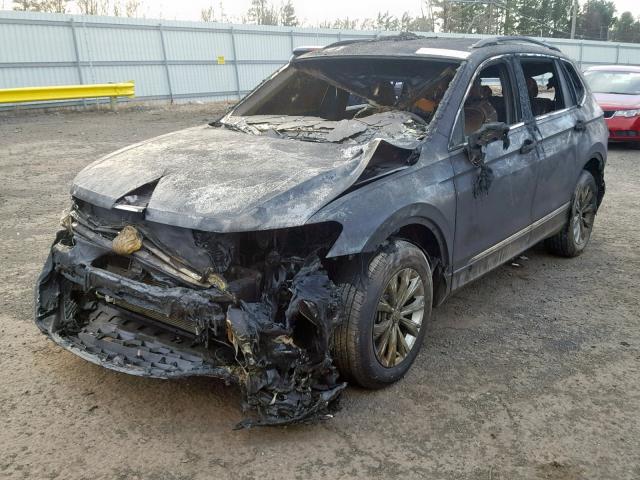 3VV2B7AX1JM179091 - 2018 VOLKSWAGEN TIGUAN SE BURN photo 2