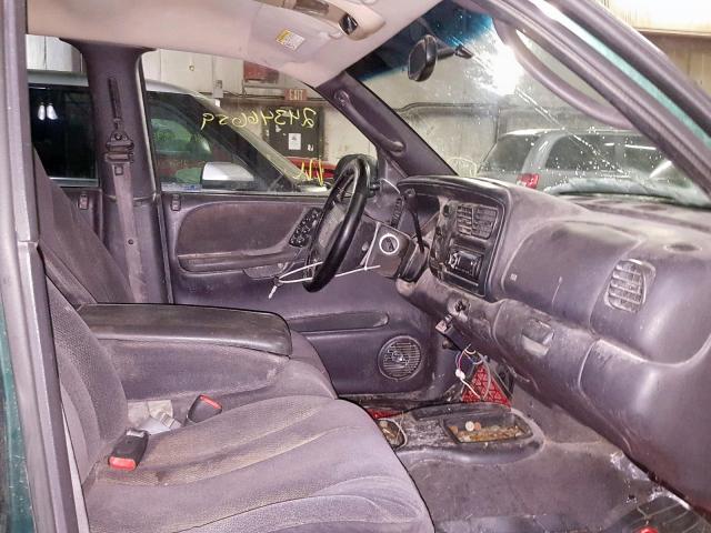 1B7GL2AN5YS743071 - 2000 DODGE DAKOTA QUA GREEN photo 5