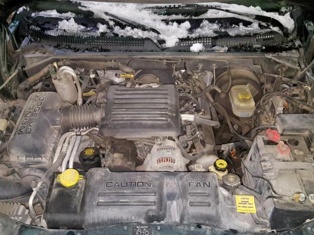 1B7GL2AN5YS743071 - 2000 DODGE DAKOTA QUA GREEN photo 7