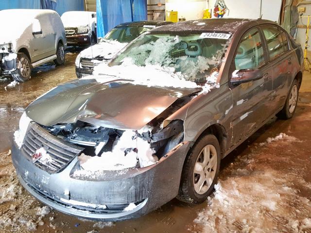 1G8AJ55F87Z114758 - 2007 SATURN ION LEVEL GRAY photo 2