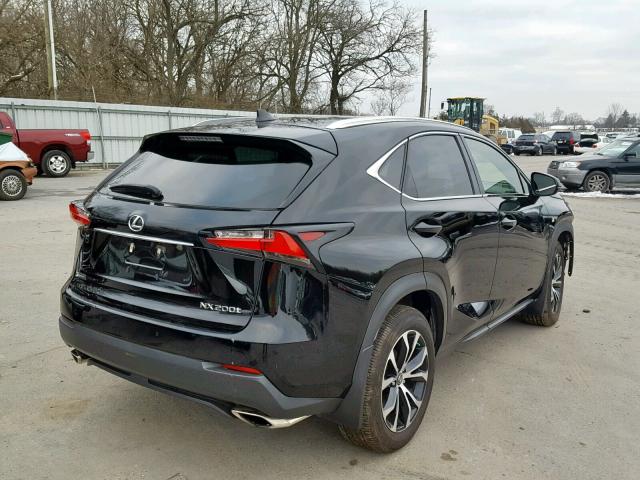 JTJBARBZ0H2125535 - 2017 LEXUS NX 200T BLACK photo 4