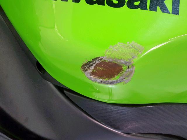 JKAZX4R12AA021654 - 2010 KAWASAKI ZX600 R GREEN photo 17