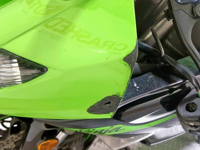 JKAZX4R12AA021654 - 2010 KAWASAKI ZX600 R GREEN photo 19