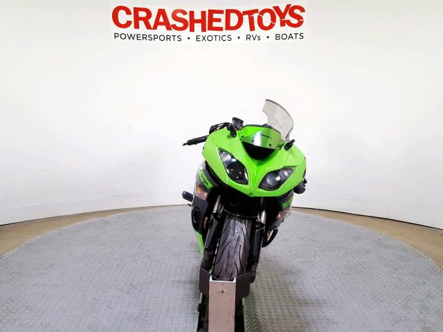 JKAZX4R12AA021654 - 2010 KAWASAKI ZX600 R GREEN photo 3