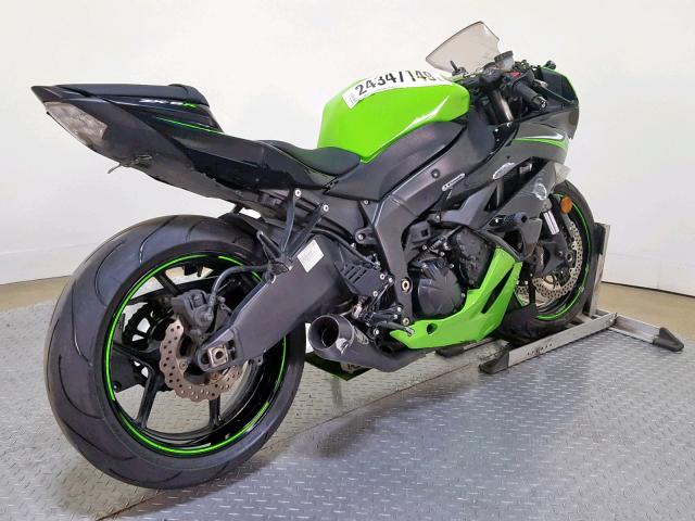 JKAZX4R12AA021654 - 2010 KAWASAKI ZX600 R GREEN photo 8