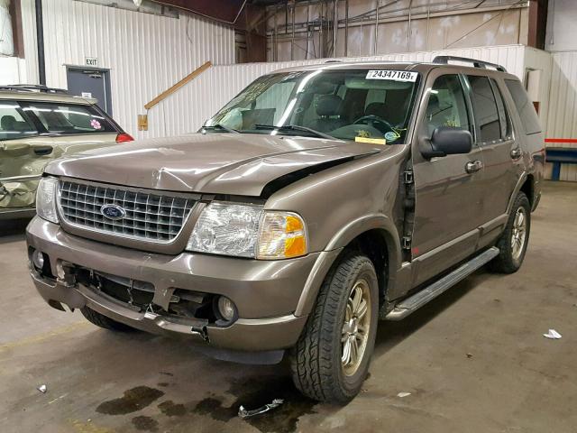 1FMZU75WX3UA15079 - 2003 FORD EXPLORER L GRAY photo 2