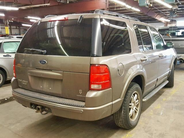 1FMZU75WX3UA15079 - 2003 FORD EXPLORER L GRAY photo 4