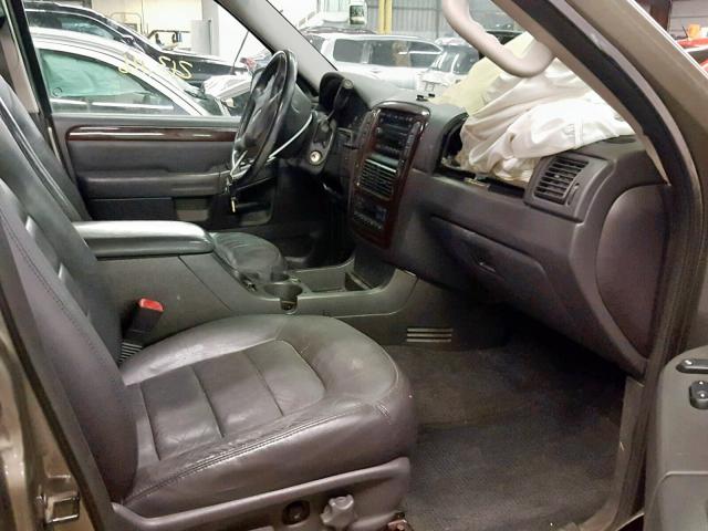 1FMZU75WX3UA15079 - 2003 FORD EXPLORER L GRAY photo 5