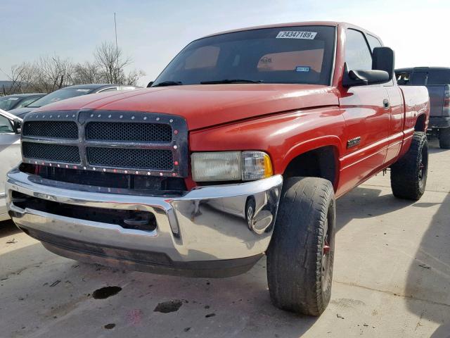 1B7KF23661J285740 - 2001 DODGE RAM 2500 RED photo 2