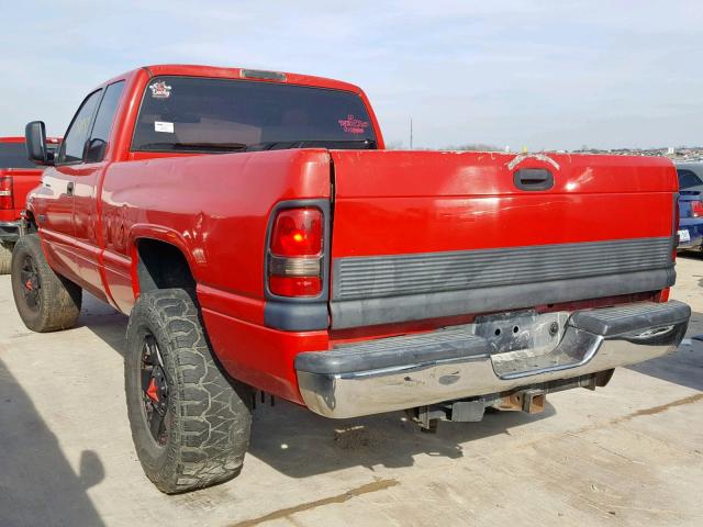 1B7KF23661J285740 - 2001 DODGE RAM 2500 RED photo 3