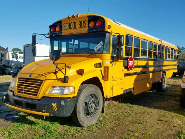 1BAKGCPA2DF292459 - 2013 BLUE BIRD SCHOOL BUS YELLOW photo 2