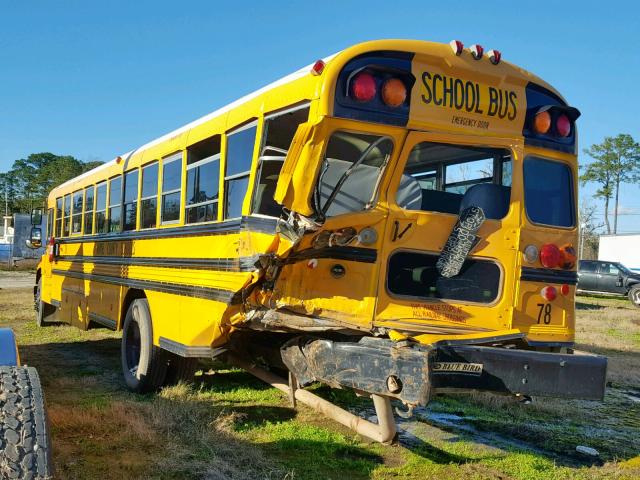 1BAKGCPA2DF292459 - 2013 BLUE BIRD SCHOOL BUS YELLOW photo 3