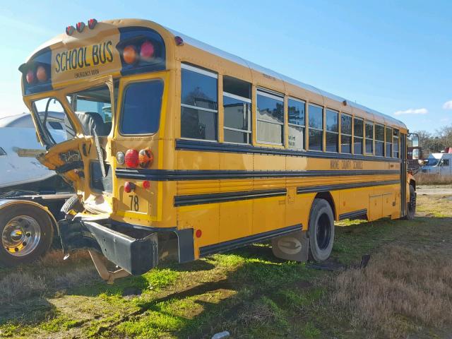 1BAKGCPA2DF292459 - 2013 BLUE BIRD SCHOOL BUS YELLOW photo 4