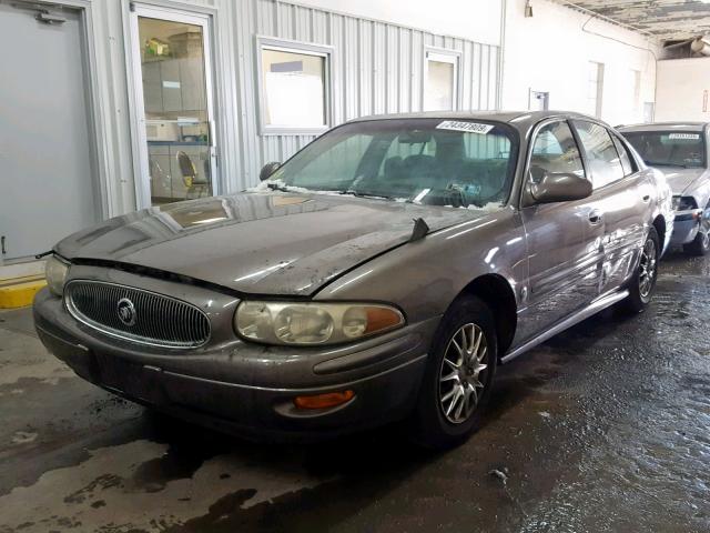 1G4HP54K32U168486 - 2002 BUICK LESABRE CU GRAY photo 2