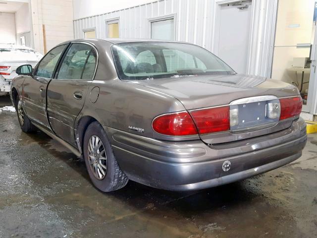 1G4HP54K32U168486 - 2002 BUICK LESABRE CU GRAY photo 3