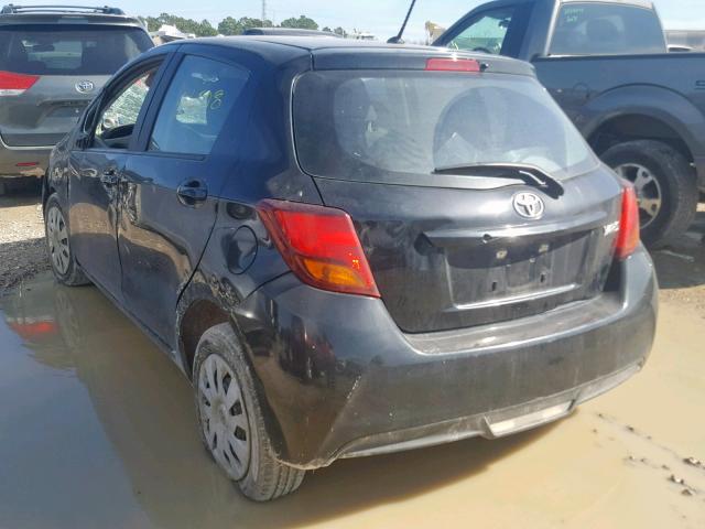 VNKKTUD34HA076684 - 2017 TOYOTA YARIS L BLACK photo 3