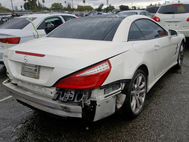 WDDJK7DA3DF001839 - 2013 MERCEDES-BENZ SL 550 WHITE photo 4
