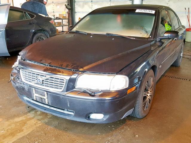 YV1TS592661441234 - 2006 VOLVO S80 2.5T BLACK photo 2