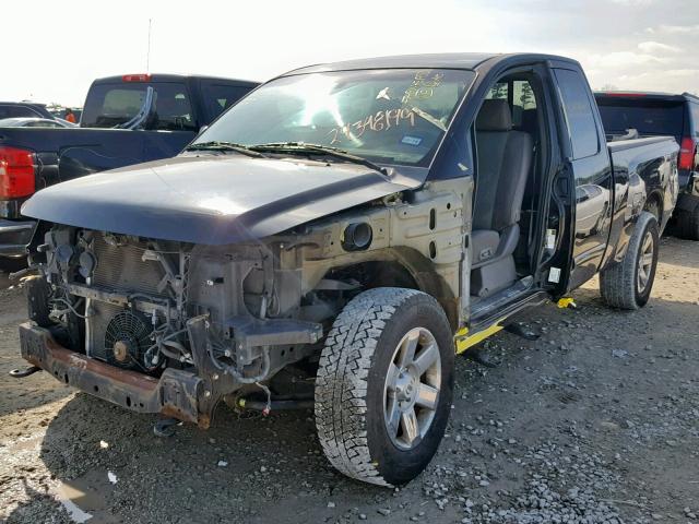 1N6BA06A66N517589 - 2006 NISSAN TITAN XE BLACK photo 2