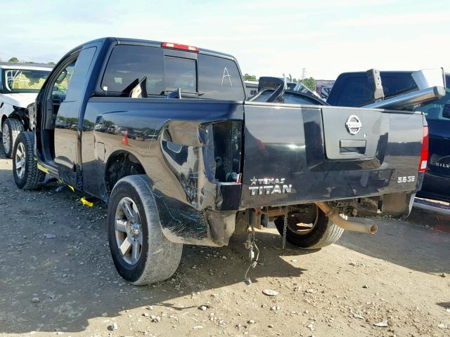 1N6BA06A66N517589 - 2006 NISSAN TITAN XE BLACK photo 3