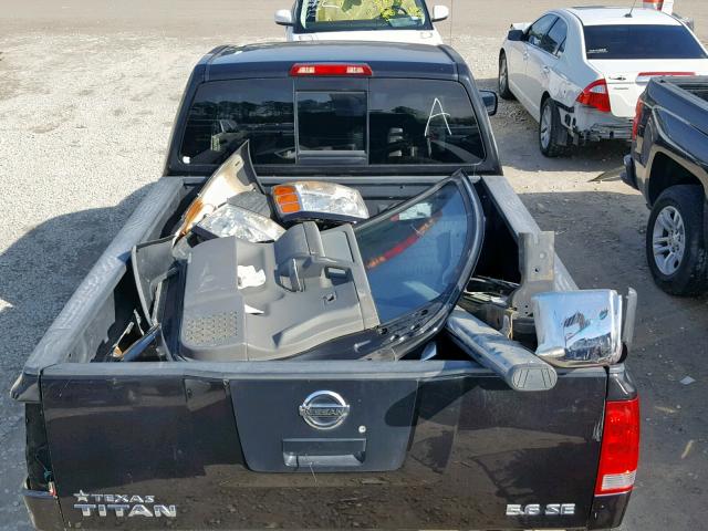 1N6BA06A66N517589 - 2006 NISSAN TITAN XE BLACK photo 9