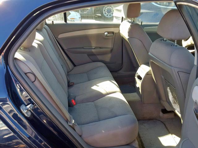 1G1ZG57B09F165475 - 2009 CHEVROLET MALIBU LS BLUE photo 6