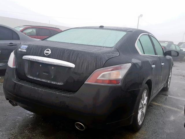 1N4AA5AP8CC815579 - 2012 NISSAN MAXIMA S BLACK photo 4