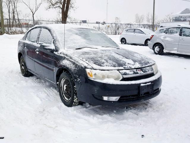 1G8AL52F63Z108949 - 2003 SATURN ION LEVEL BLACK photo 1