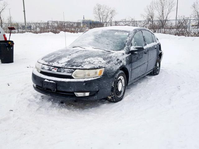1G8AL52F63Z108949 - 2003 SATURN ION LEVEL BLACK photo 2