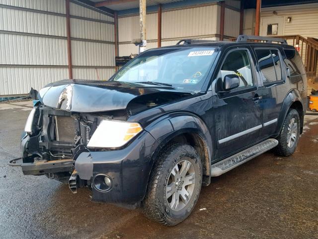 5N1AR1NB9CC606681 - 2012 NISSAN PATHFINDER BLACK photo 2