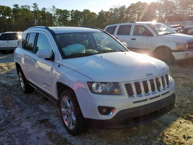 1C4NJCCB1ED652742 - 2014 JEEP COMPASS LI WHITE photo 1