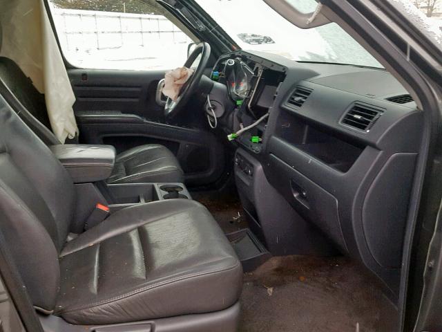 2HJYK16558H521630 - 2008 HONDA RIDGELINE GRAY photo 5