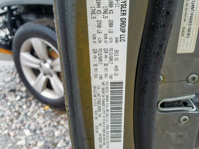 1J4NT1FA6BD190363 - 2011 JEEP COMPASS SP 灰色 照片 10