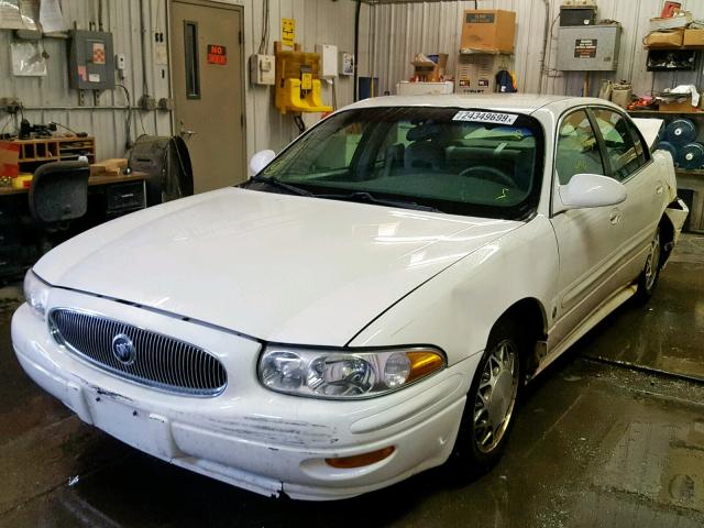 1G4HP54K414203437 - 2001 BUICK LESABRE CU WHITE photo 2