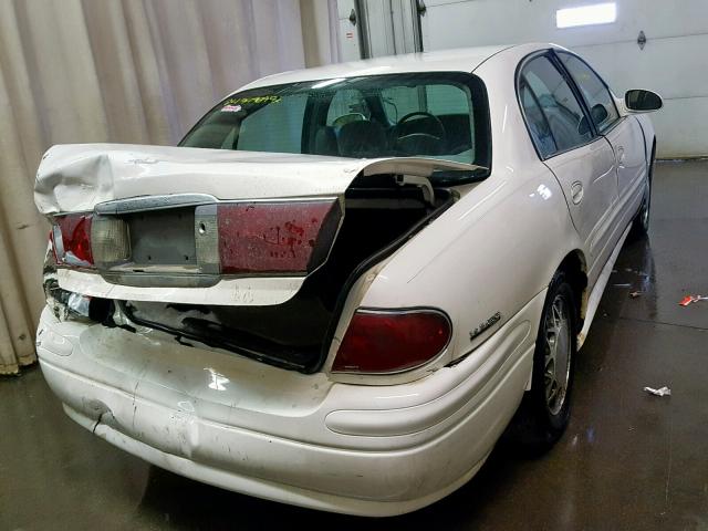 1G4HP54K414203437 - 2001 BUICK LESABRE CU WHITE photo 4