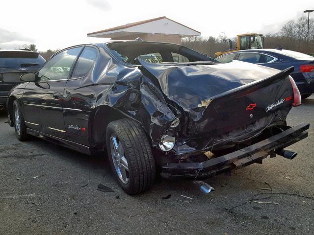 2G1WZ151749448540 - 2004 CHEVROLET MONTE CARL 黑色 照片 3