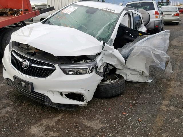 KL4CJASB9HB097207 - 2017 BUICK ENCORE PRE WHITE photo 2