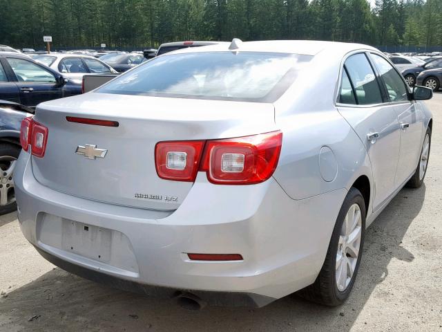 1G11H5SA4DF247453 - 2013 CHEVROLET MALIBU LTZ ვერცხლისფერი ფოტო 4