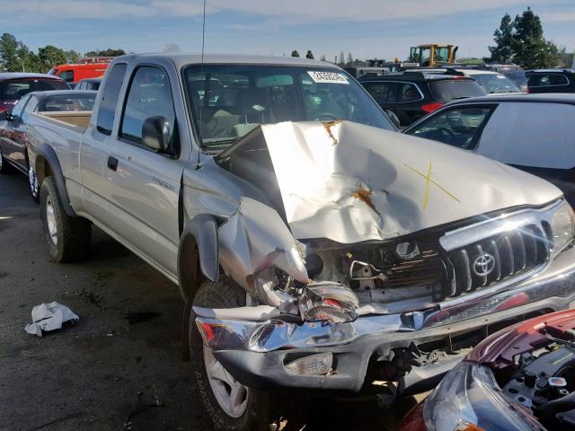 5TESN92N34Z417013 - 2004 TOYOTA TACOMA XTR SILVER photo 1