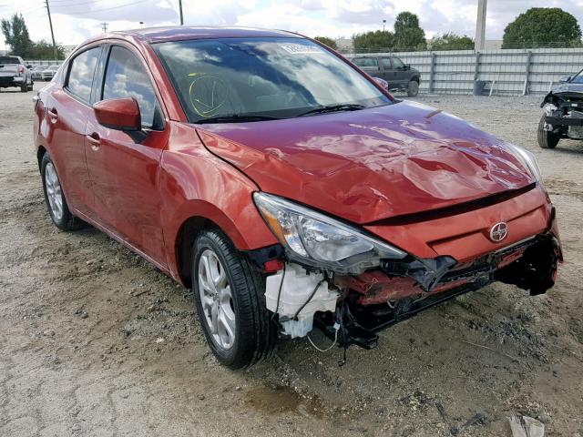 3MYDLBZVXGY109392 - 2016 TOYOTA SCION IA RED photo 1