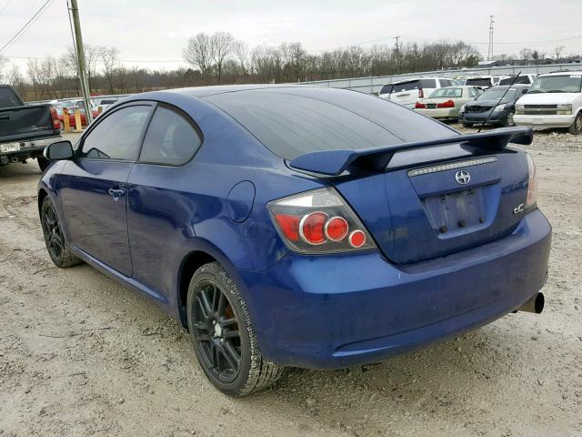 JTKDE167780260283 - 2008 TOYOTA SCION TC 蓝色 照片 3