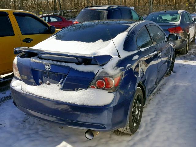JTKDE167780260283 - 2008 TOYOTA SCION TC 蓝色 照片 4