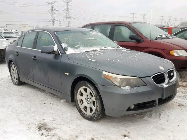 WBANA53524B176031 - 2004 BMW 525 I GRAY photo 1