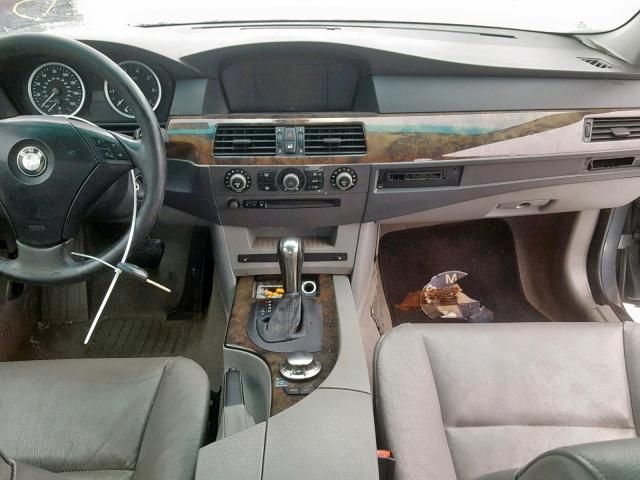 WBANA53524B176031 - 2004 BMW 525 I GRAY photo 9