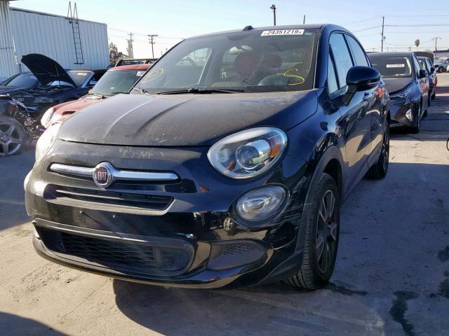 ZFBCFXBT1GP376853 - 2016 FIAT 500X EASY BLACK photo 2